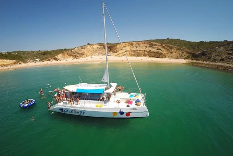 Boat tour in Lagos, Algarve, Portugal